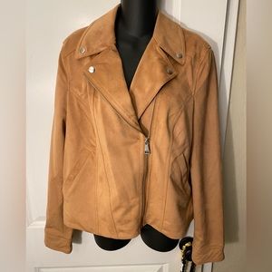 Express brown zip-up Jacket